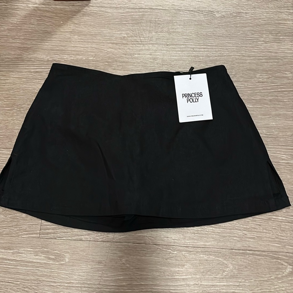 Princess Polly Can’t Sleep Black Mini Skort